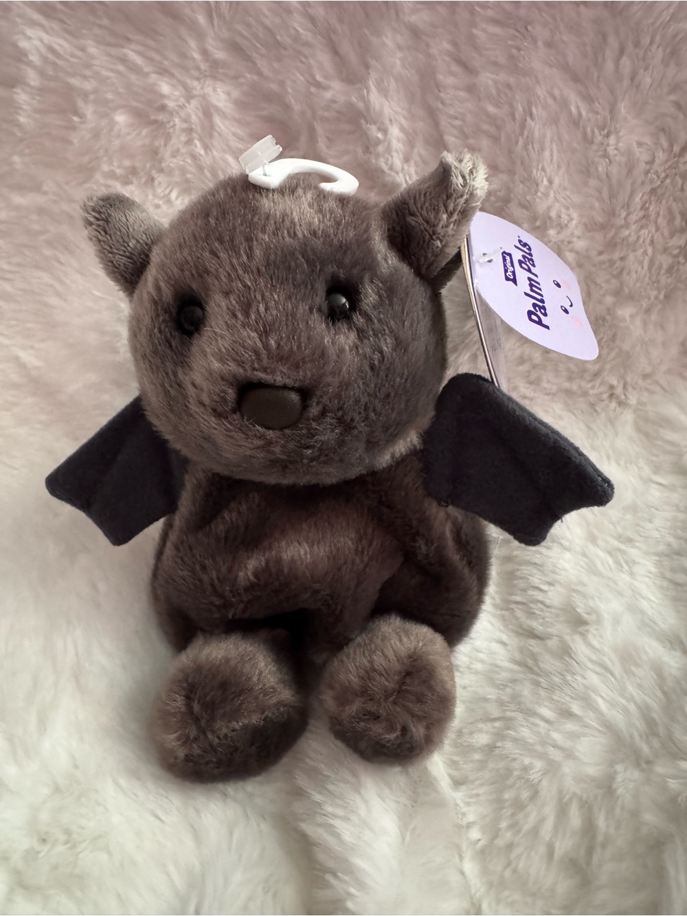 Luna Bat Palm Pals Plush Bat Stuffed Animal - Soft gray Bat Toy